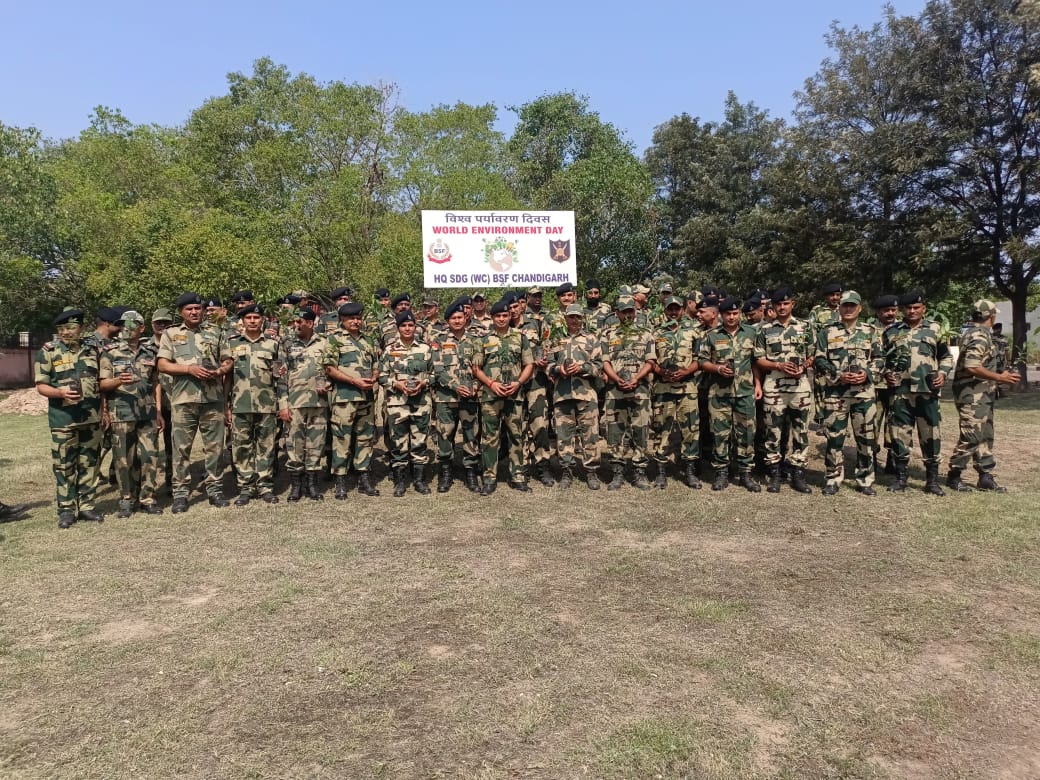 The (BSF) Western Command marked World Environment Day 2025 with an extensive tree plantation campaign and environmental awareness program at its Lakhnaur campus in Mohali,